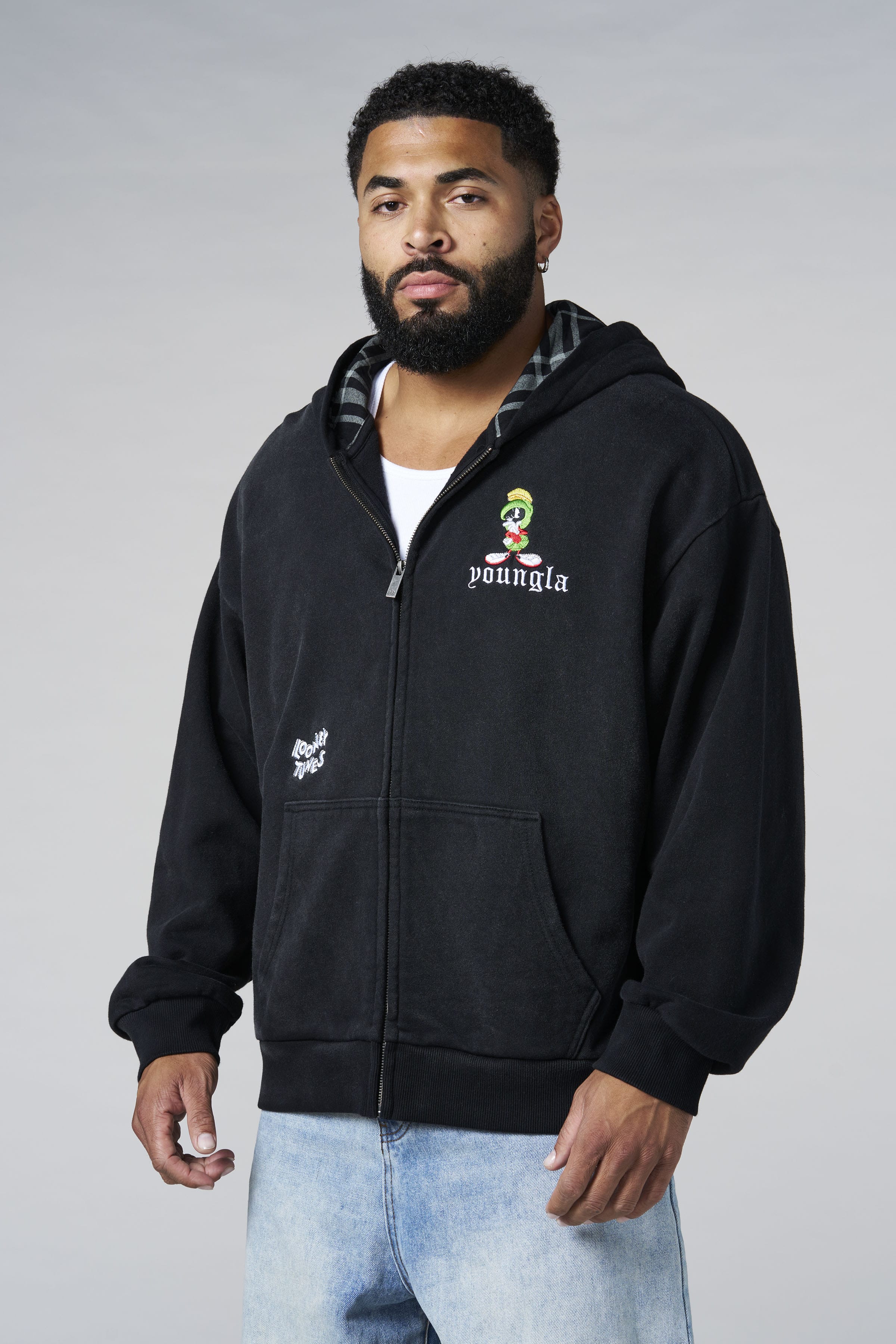 5257 - Looney Tunes Plaid Zip-Ups - July 7th