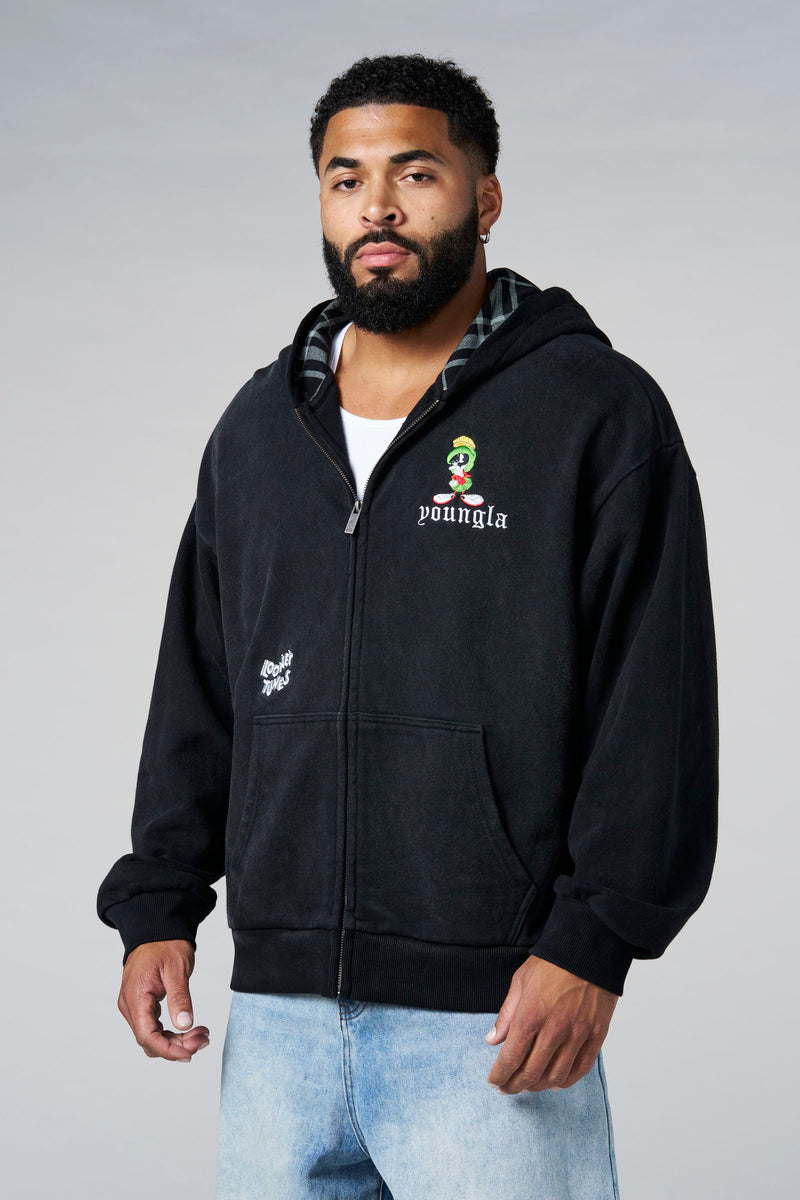 5257 - Looney Tunes Plaid Zip-Ups - July 7th