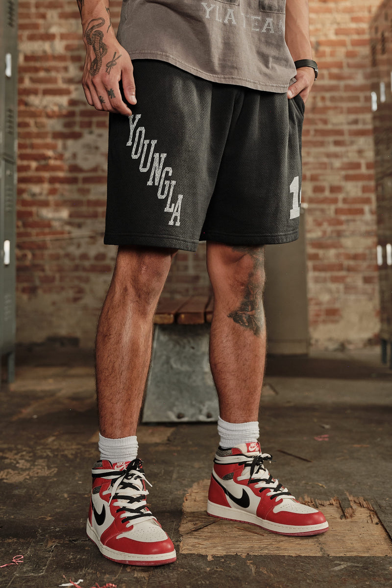 1123 - Golden Era Cotton Mesh Shorts