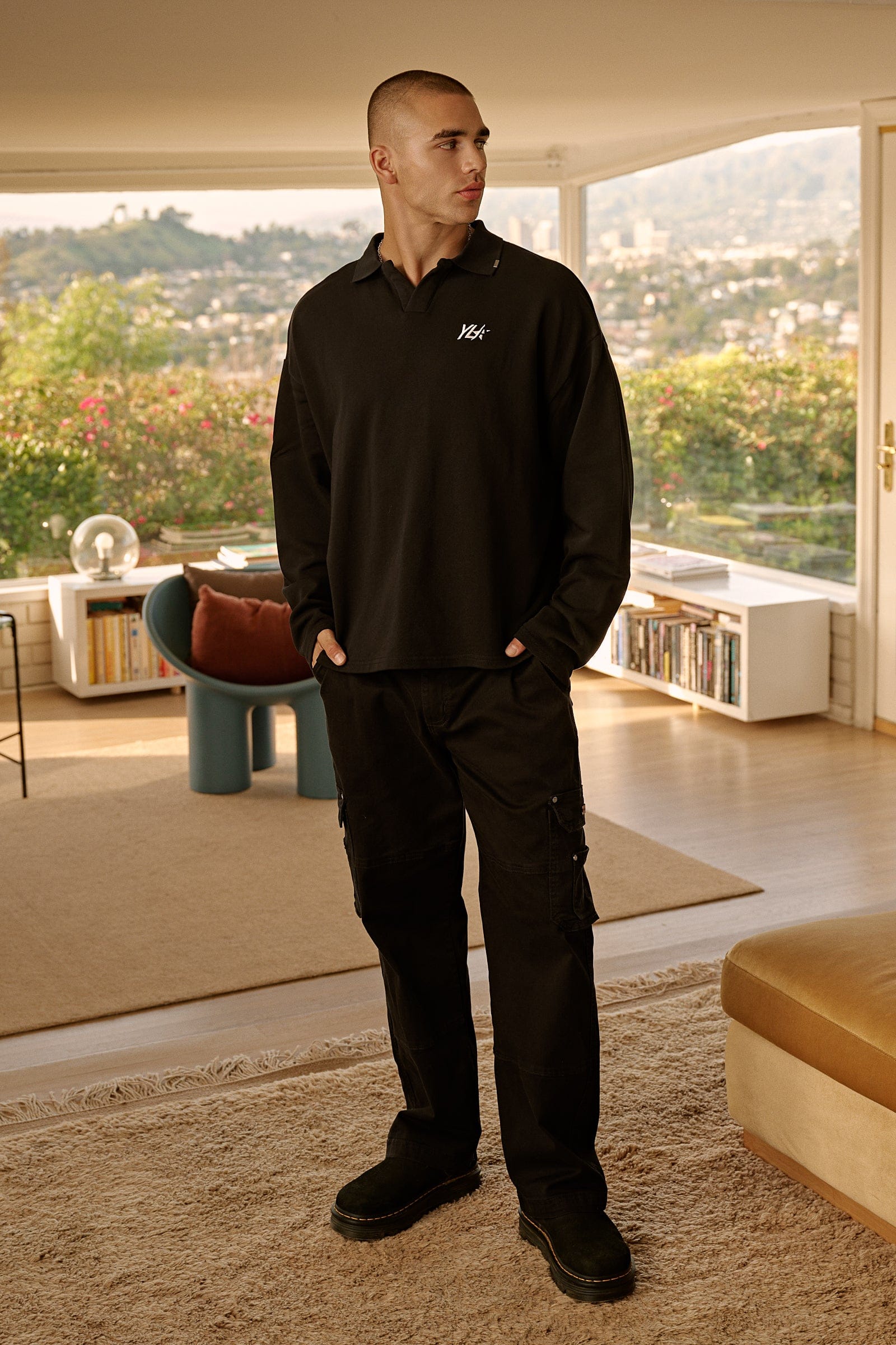 8069 - Menace Longsleeve Polo