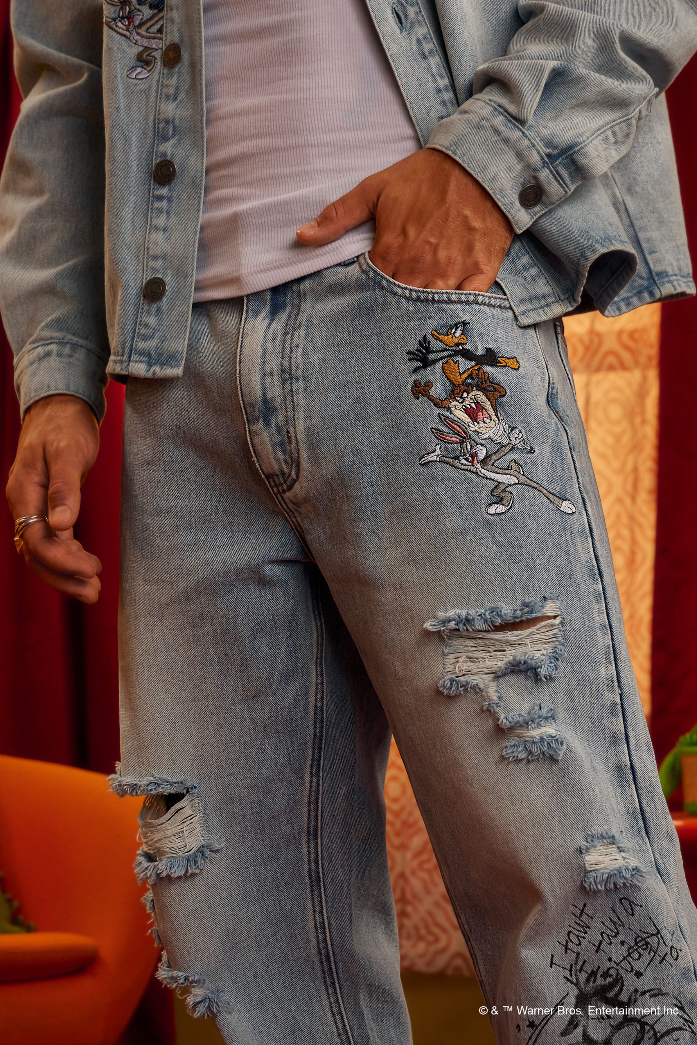 6035 - Looney Tunes Denim Jeans - July 7th