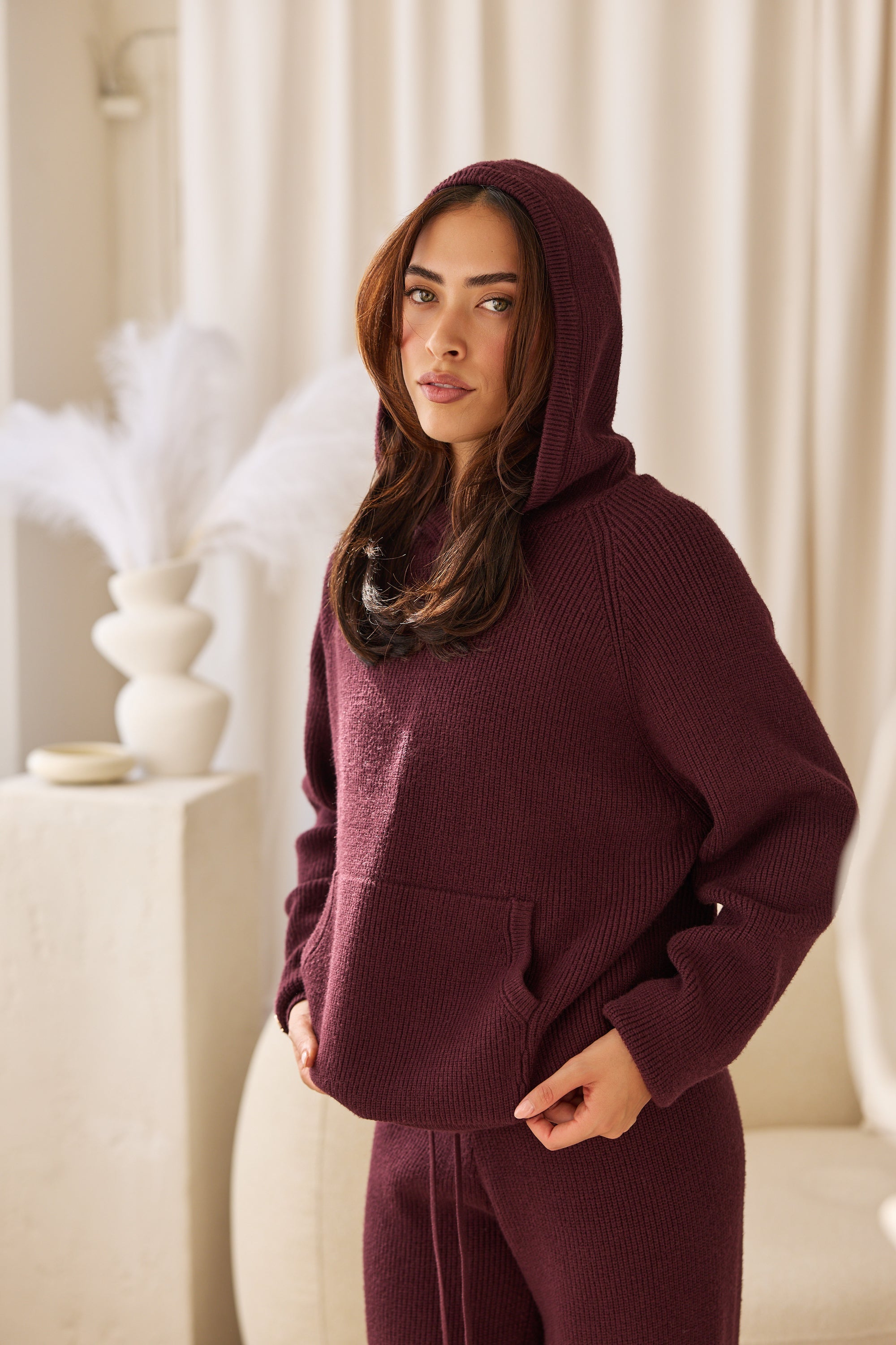 W5157 Smitten Sweater Hoodie