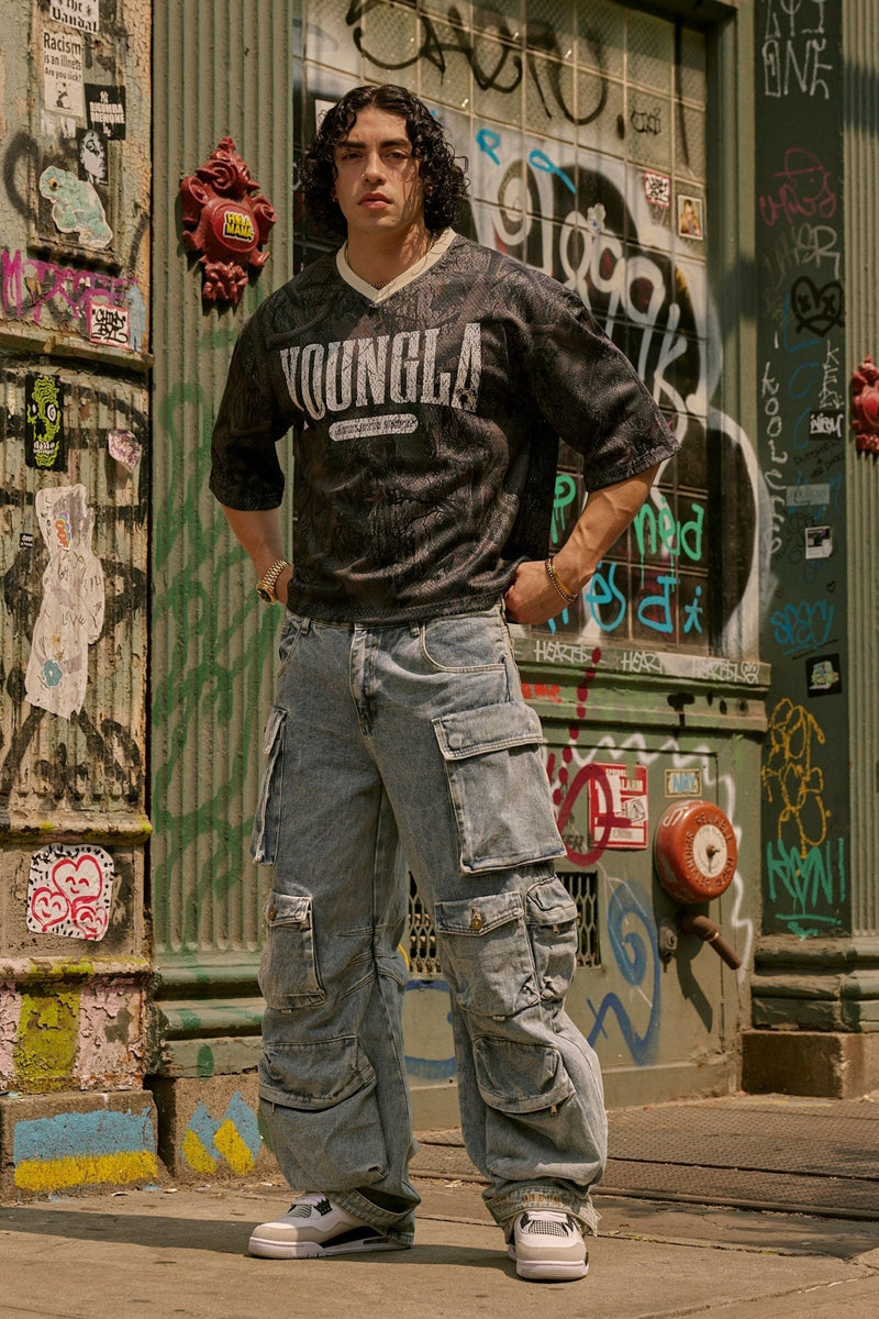 4187 - Varsity Football Cropped Jersey