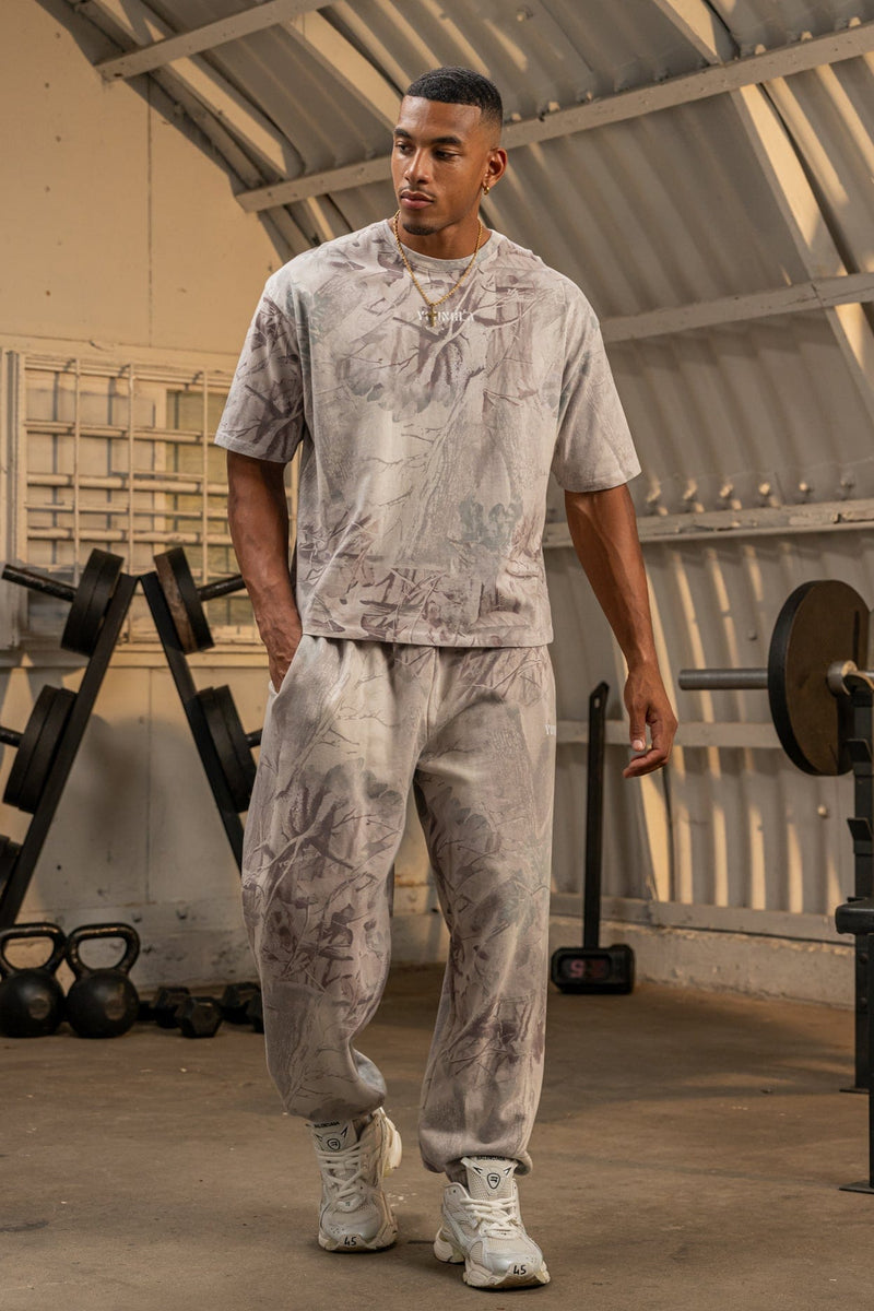 2063 - Tree Camo Collection - Men's Baggy Joggers- Ideal for layering or everyday wear in Desert Tan