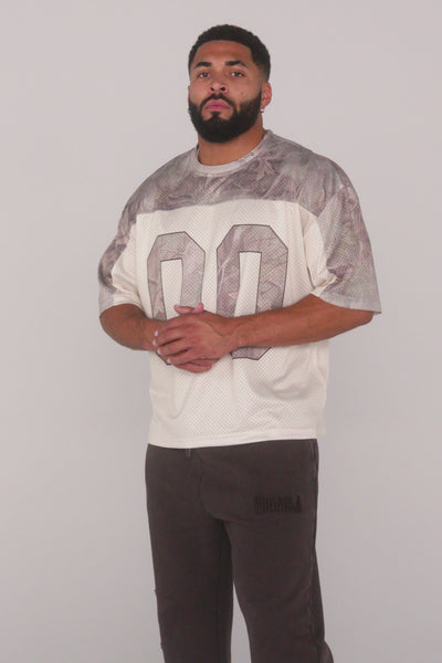 4237 - Double-Zero Jersey in 100% Mesh Polyester for retro sports vibes Double-zero numbers and bold YOUNGLA branding-Video