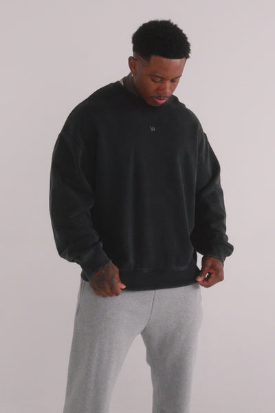 5095 - Elevated Essentials - Crewneck for Men's - 100% Cotton, soft interior, heavyweight cotton and a relaxed silhouette - Video