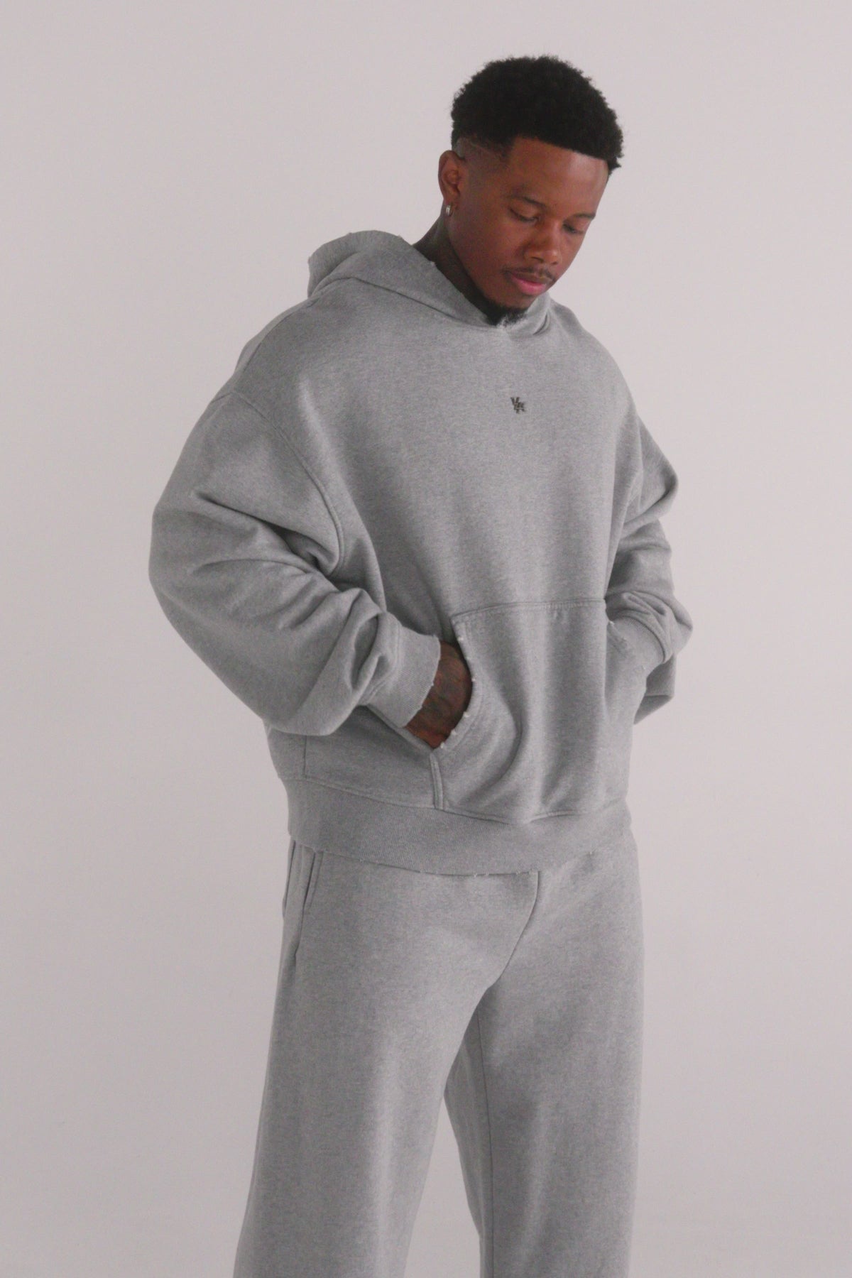5096 - Elevated Essentials - Pullover Hoodies for Men's - 100% Cotton, spacious fit, adjustable hood - Video